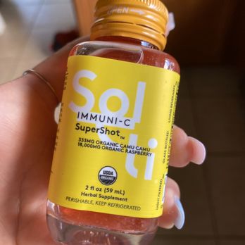 Sol-ti Tasting Room - Immuni-c shot just full of raspberries in one burst. - Juice Bars & Smoothies Near Me - San Diego, California Sol-ti Tasting Room - Immuni-c shot just full of raspberries in one burst. - Juice Bars & Smoothies Near Me - San Diego, California