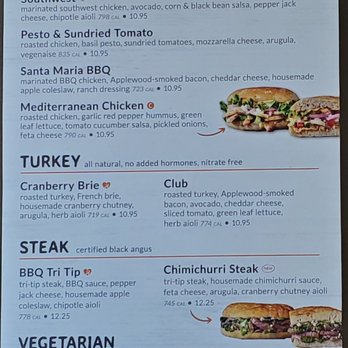 Urbane Cafe - menu as of 06/06/2023 - Sandwiches Near Me - Temecula, California