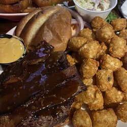 The Side Track - Side Track Burger with Tots