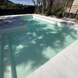 Finished pool Finished pool