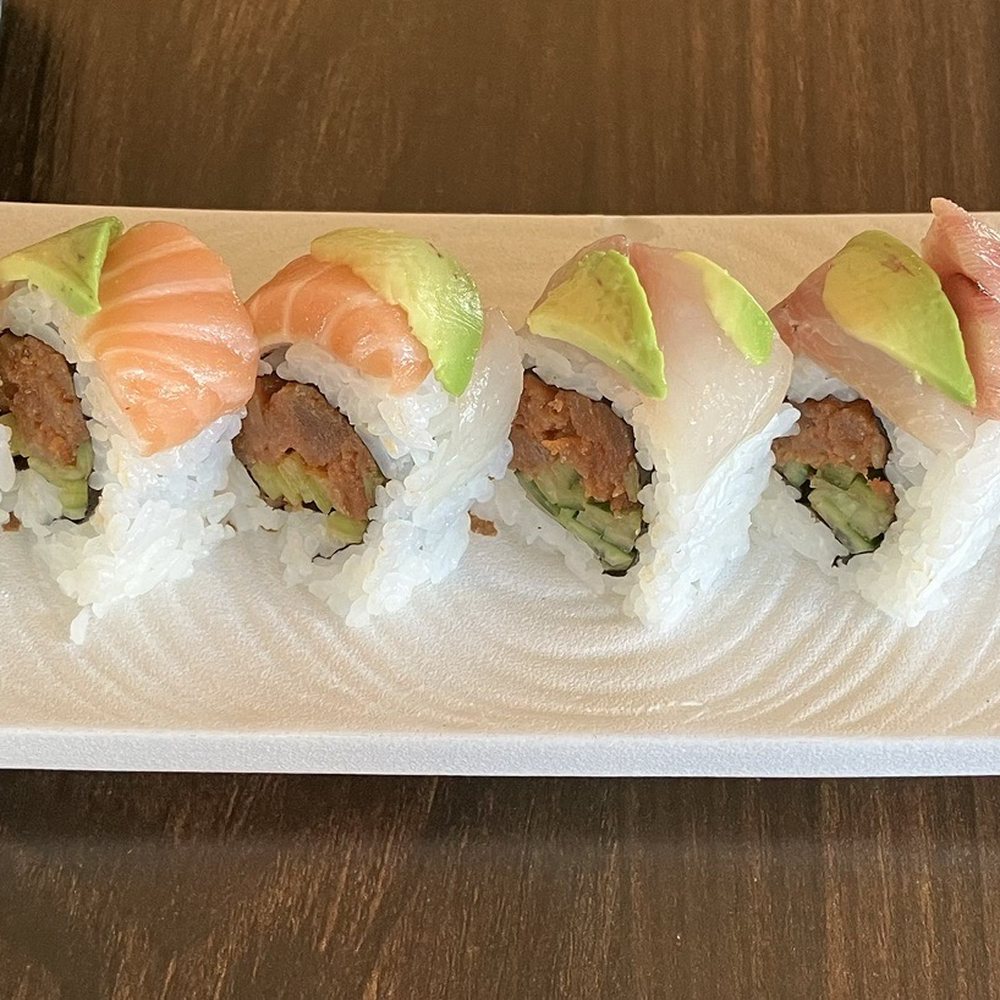 Kigawa Bistro - R27. Fire Rainbow Roll - Sushi Bars Near Me - San Leandro, California