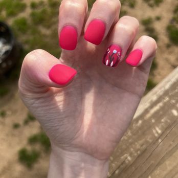Nail Story - Nails done by Jerry - she did amazing! Nail extensions, dip powder, Easter design, and matte finish. - Nail Salons Near Me - Greenville, South Carolina Nail Story - Nails done by Jerry - she did amazing! Nail extensions, dip powder, Easter design, and matte finish. - Nail Salons Near Me - Greenville, South Carolina