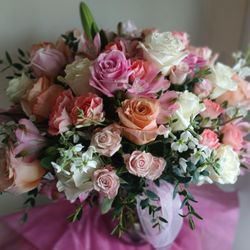Claire's Garden - "She Walks in Softness" Premium Bouquet