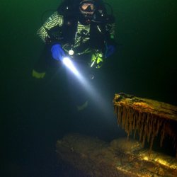 Steel City Scuba - Neil rebreather diving North Carolina at Mystery Scuba Park!