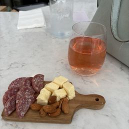 Mini cheese board and one hope rose Mini cheese board and one hope rose