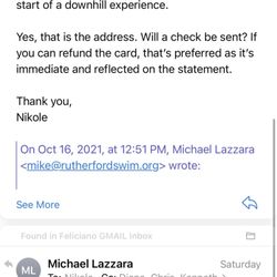 Rutherford Swim Association - Didn't get it.