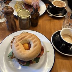 Goodness Gracious - Brekky bagel & flat white