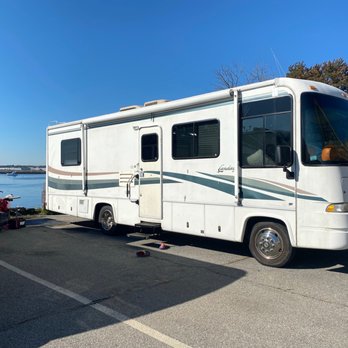 Winter Island Park - Photo of my RV, we also had a tent up alone side the RV. This was the morning we were leaving though. So we were cleaning up! - Campgrounds Near Me - Salem, Massachusetts Winter Island Park - Photo of my RV, we also had a tent up alone side the RV. This was the morning we were leaving though. So we were cleaning up! - Campgrounds Near Me - Salem, Massachusetts