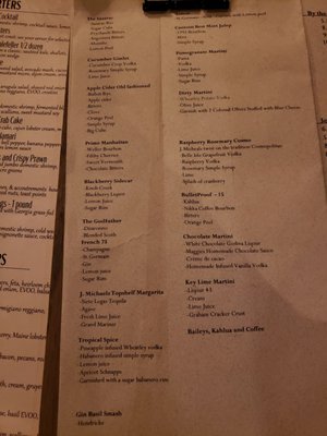 Menu photo 8 J. Michael's Prime Canton, GA