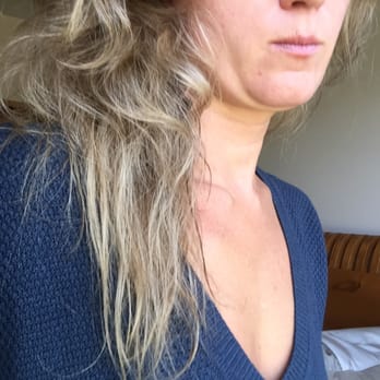 Farfalla Hair & Esthetics - Lost of elasticity, looks grey. My hair is usually curly. Stylist have said its spongy and limp from so much damage. - Hair Salons Near Me - Whistler, British Columbia Farfalla Hair & Esthetics - Lost of elasticity, looks grey. My hair is usually curly. Stylist have said its spongy and limp from so much damage. - Hair Salons Near Me - Whistler, British Columbia