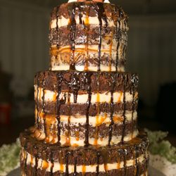 Stone House Cakery and Cafe - We got sooooooooo many compliments on our salted caramel brownie naked wedding cake. Delicious and one of a kind!
