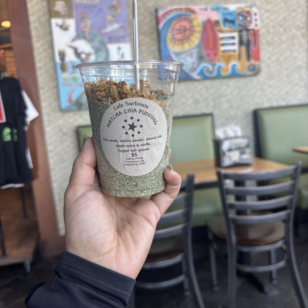 Matcha chi pudding Matcha chi pudding