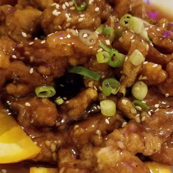 Dew Drop Inn - Orange chicken... crispy and coated with that yummy sauce - Chinese Near Me - Honolulu, Hawaii
