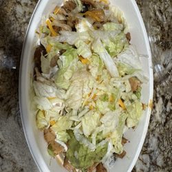 Hot Head Burritos - Double chicken bowl.