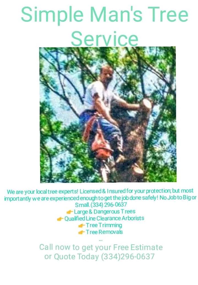 Simple Man's Tree Service - tree service in Montgomery, AL