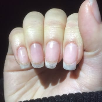 New Elegant Spa - Not filed to the same length, took too long to remove acrylics, broke my middle finger nail by trying to clip off the acrylic.. - Nail Salons Near Me - San Francisco, California New Elegant Spa - Not filed to the same length, took too long to remove acrylics, broke my middle finger nail by trying to clip off the acrylic.. - Nail Salons Near Me - San Francisco, California