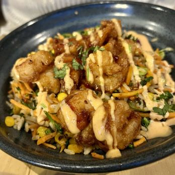 Kitchen Social - Shrimp tempura bowl - Cocktail Bars Near Me - Beachwood, Ohio Kitchen Social - Shrimp tempura bowl - Cocktail Bars Near Me - Beachwood, Ohio