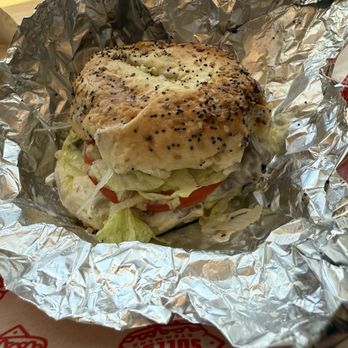 Sully's Steamers - Spike's Delight on an everything bagel - Sandwiches Near Me - Davidson, North Carolina