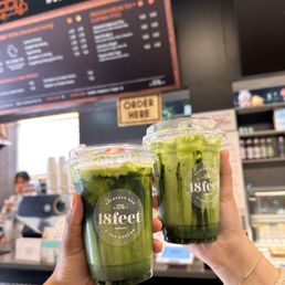 iced matcha latte