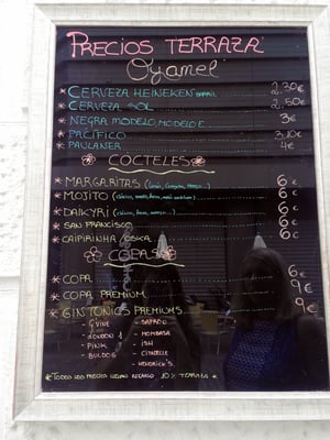 Menu photo 3 Oyamel Madrid, M