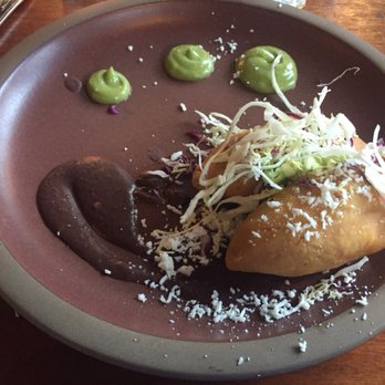 Madre - [Appetizer] Molotes (handmade masa disk, chorizo and potato) - Mexican Near Me - Torrance, California