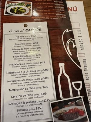 Menu photo 2 Parrilla Leonesa México, D.F., DIF