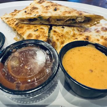 Dick's Wings & Grill - Fernandina - Chicken quesadilla with Pirate sauce - Argh! - Chicken Wings Near Me - Fernandina Beach, Florida