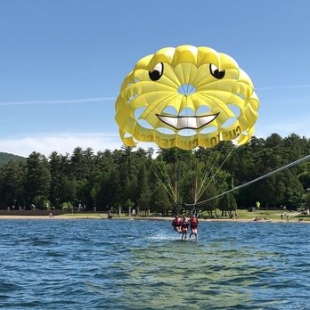 Parasail Joe's - They'll dip your toes in the lake if you ask!! - Boating Near Me - Lake George, New York
