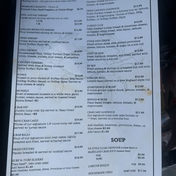Quarterdeck - Menu - Seafood Near Me - Arlington, Virginia Quarterdeck - Menu - Seafood Near Me - Arlington, Virginia