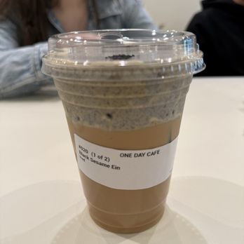 One Day Cafe - Black Sesame Einspanner - Coffee & Tea Near Me - Lakewood, Washington One Day Cafe - Black Sesame Einspanner - Coffee & Tea Near Me - Lakewood, Washington