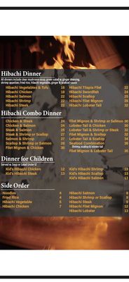 Menu photo 7 Asiana Fine Dining Restaurant Pewaukee, WI Menu photo 7 Asiana Fine Dining Restaurant Pewaukee, WI