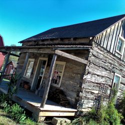 Dickinson County Heritage Center - Hewn wood prairie house
