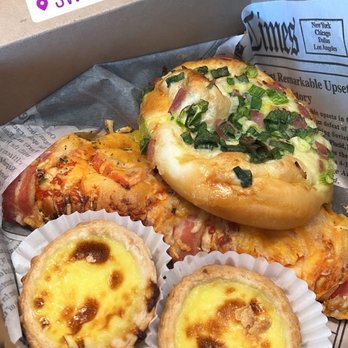 Sweet Bean - Portuguese egg tarts, ham and scallion bun, tomato and bacon bun - Bakeries Near Me - Chicago, Illinois Sweet Bean - Portuguese egg tarts, ham and scallion bun, tomato and bacon bun - Bakeries Near Me - Chicago, Illinois