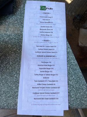 Menu photo 2 City Pub Redwood City, CA Menu photo 2 City Pub Redwood City, CA
