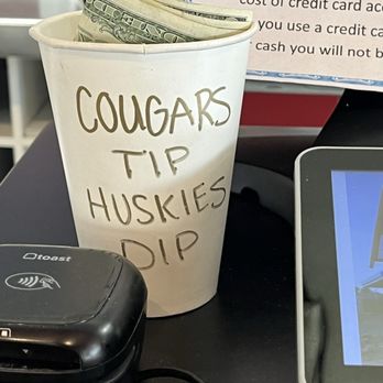 Cougar Country Drive In - Tip jar: which is funny! - Burgers Near Me - Pullman, Washington