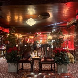 Beautiful waiting area with romantic lighting Beautiful waiting area with romantic lighting