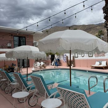 The Stardust Hotel - Pool view from my room - Hotels Near Me - Palm Springs, California The Stardust Hotel - Pool view from my room - Hotels Near Me - Palm Springs, California