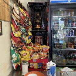 Chips and drinks