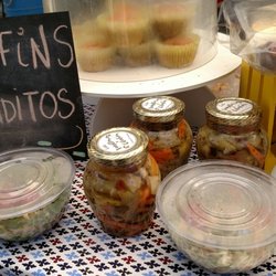 Entre Vainillas y Cilantro - Muffins y berenjenas en escabeche