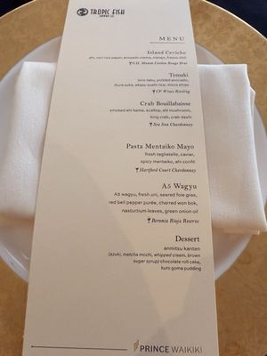 Menu photo 1 100 Sails Restaurant & Bar Honolulu, HI Menu photo 1 100 Sails Restaurant & Bar Honolulu, HI