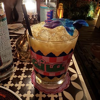 Leila - lassi non-spirited cocktail - Middle Eastern Near Me - San Diego, California