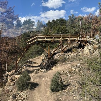 Mighty Argo Cable Car - Bike jump! Yikes! - Cable Cars Near Me - Idaho Springs, Colorado