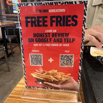 For The Win - Fun little deal/promotion they have going on - Burgers Near Me - Los Angeles, California For The Win - Fun little deal/promotion they have going on - Burgers Near Me - Los Angeles, California