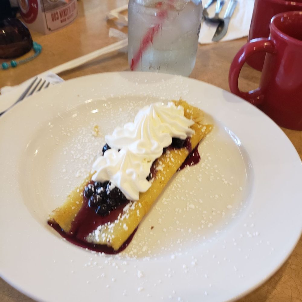 Bob Evans - Blueberry crepe...yum - Breakfast & Brunch Near Me - Elizabethtown, Kentucky Bob Evans - Blueberry crepe...yum - Breakfast & Brunch Near Me - Elizabethtown, Kentucky