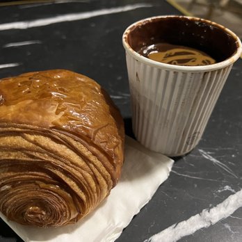 Maison Alyzee - Pain au chocolate and Hazelnut hot chocolate - Bakeries Near Me - Mountain View, California