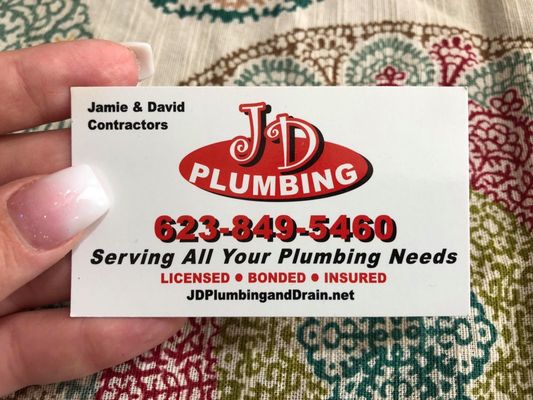 J D Plumbing & Drain Service Logo