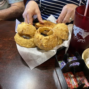 Steven's Gap Restaurant - Patty Melt with HUGE Onion Rings. - American Near Me - Broken Bow, Oklahoma Steven's Gap Restaurant - Patty Melt with HUGE Onion Rings. - American Near Me - Broken Bow, Oklahoma