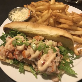 Bluenose II Restaurant - Lobster Rolland fries with coleslaw - Seafood Near Me - Halifax, Nova Scotia