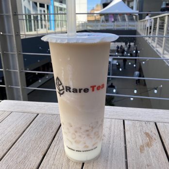 RareTea - Roasted Oolong Organic Milk Tea w/ agar boba - Bubble Tea Near Me - Sacramento, California