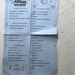 Heladeria Mil800 - Sabores súper ricos y originales